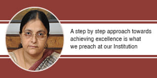 A step by step approach towards achieving excellence is what we preach at our Institution